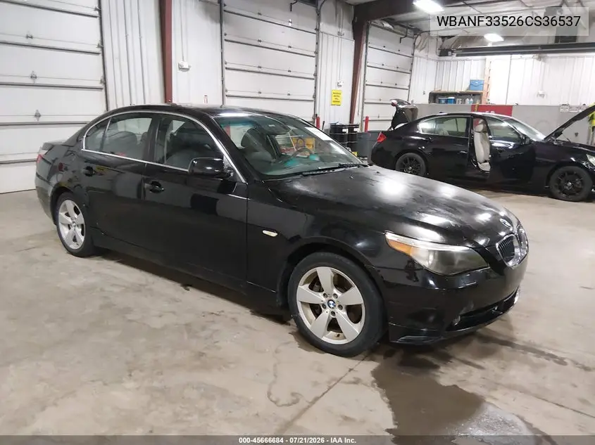 2006 BMW 525Xi VIN: WBANF33526CS36537 Lot: 45666684