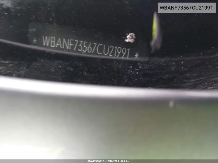 WBANF73567CU21991 2007 BMW 530Xi