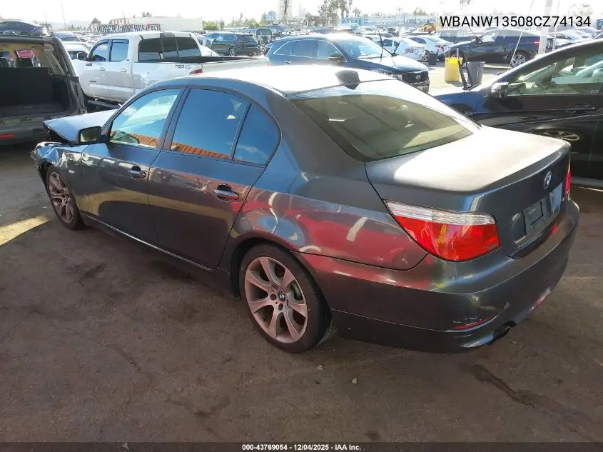 WBANW13508CZ74134 2008 BMW 535I