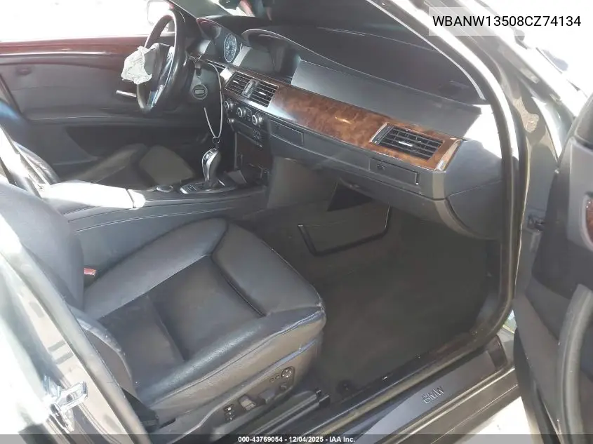 WBANW13508CZ74134 2008 BMW 535I