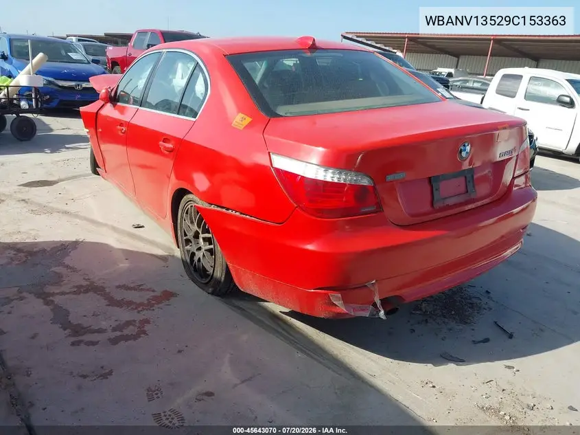 2009 BMW 528I xDrive VIN: WBANV13529C153363 Lot: 45643070