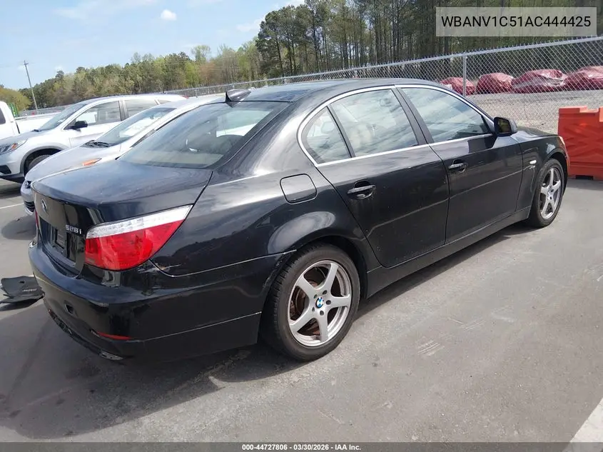 WBANV1C51AC444425 2010 BMW 528I xDrive