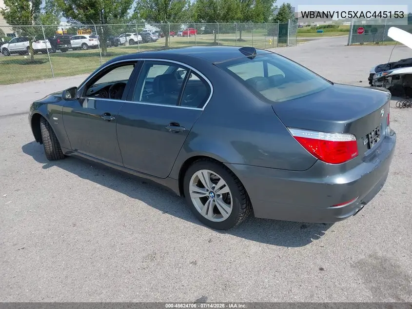 2010 BMW 528I xDrive VIN: WBANV1C5XAC445153 Lot: 45624706