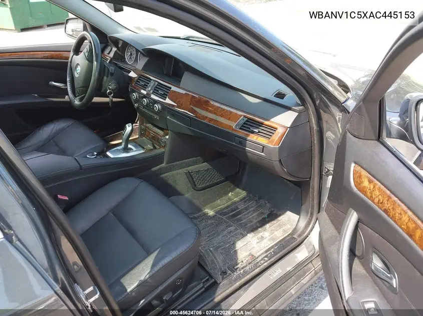 2010 BMW 528I xDrive VIN: WBANV1C5XAC445153 Lot: 45624706