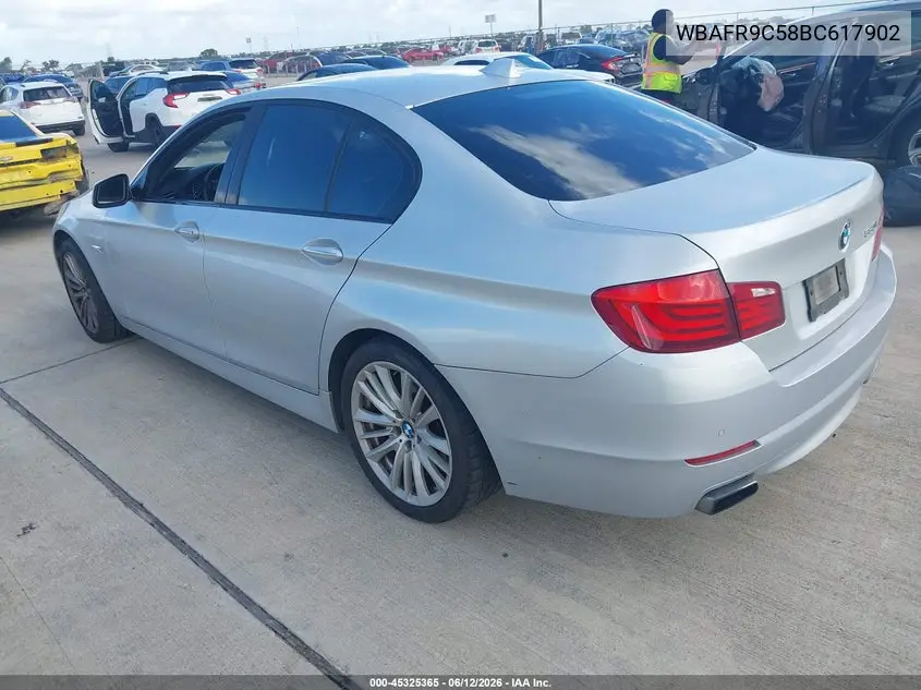 2011 BMW 550I VIN: WBAFR9C58BC617902 Lot: 45325365