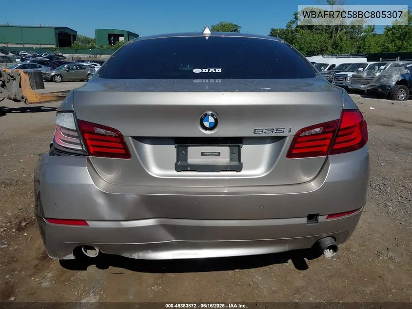 WBAFR7C58BC805307 2011 BMW 535I