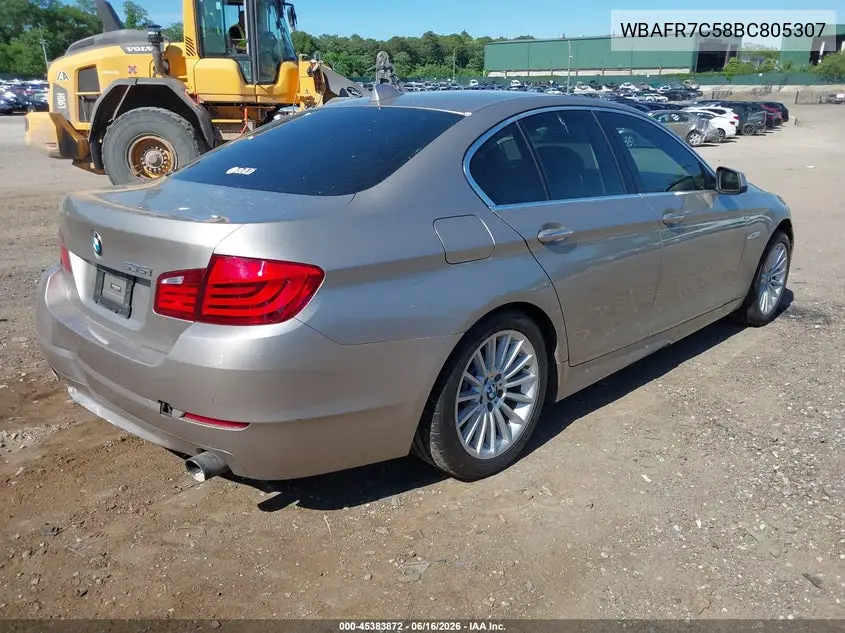 WBAFR7C58BC805307 2011 BMW 535I