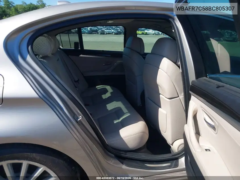 WBAFR7C58BC805307 2011 BMW 535I