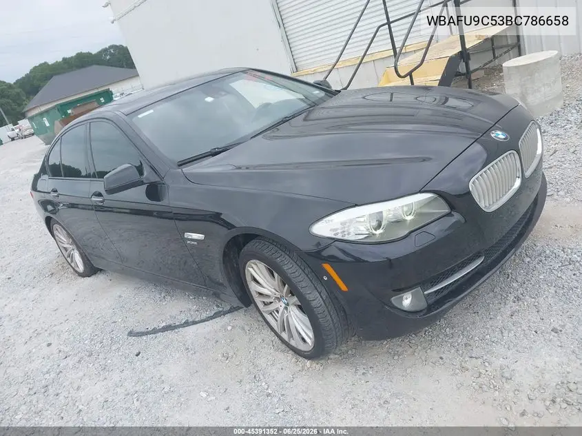 2011 BMW 550I xDrive VIN: WBAFU9C53BC786658 Lot: 45391352