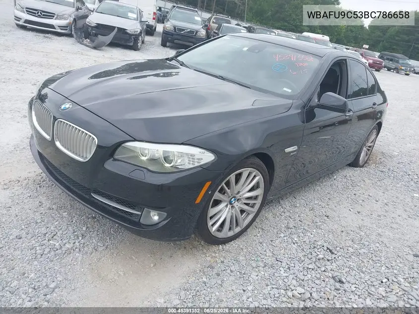 2011 BMW 550I xDrive VIN: WBAFU9C53BC786658 Lot: 45391352