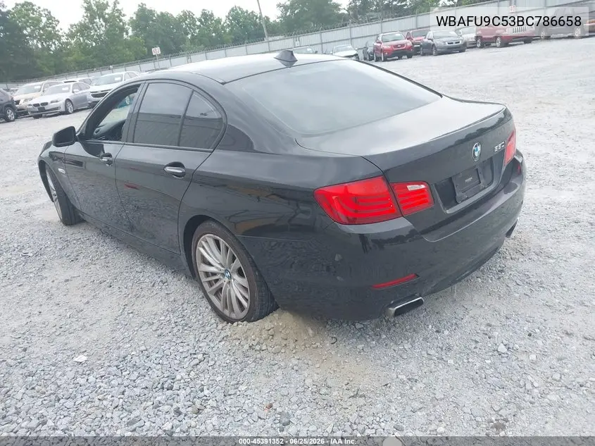2011 BMW 550I xDrive VIN: WBAFU9C53BC786658 Lot: 45391352