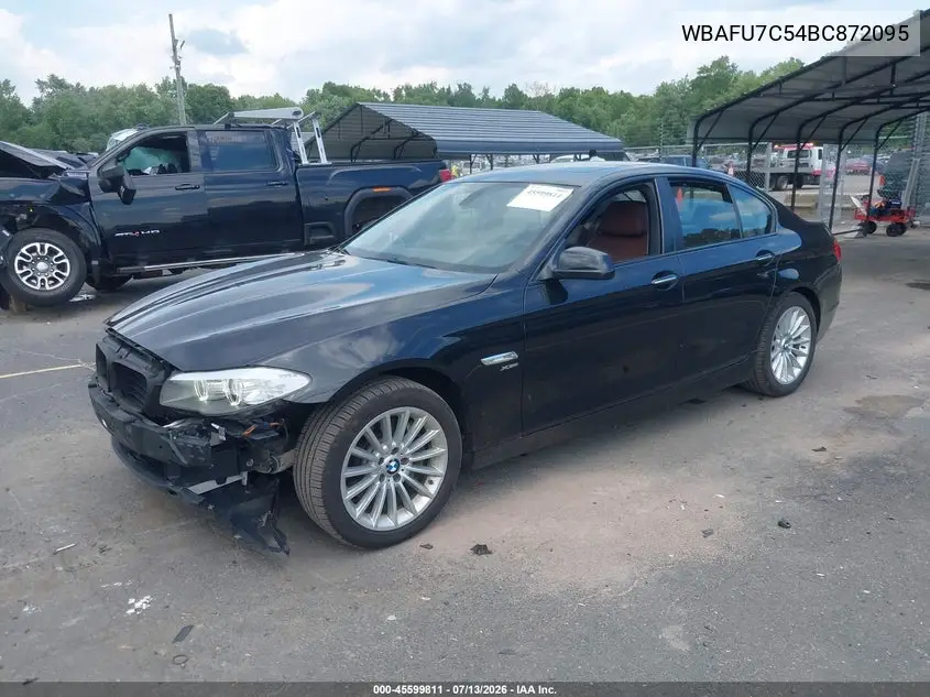 2011 BMW 535I xDrive VIN: WBAFU7C54BC872095 Lot: 45599811