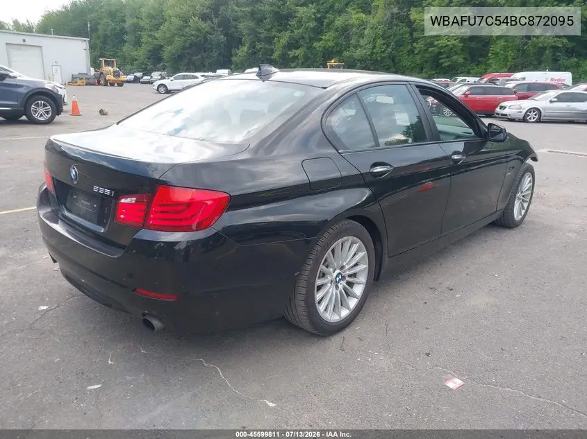2011 BMW 535I xDrive VIN: WBAFU7C54BC872095 Lot: 45599811