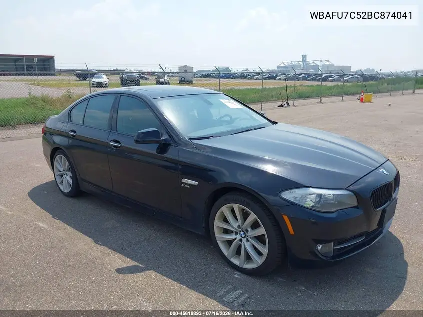 2011 BMW 535I xDrive VIN: WBAFU7C52BC874041 Lot: 45618893