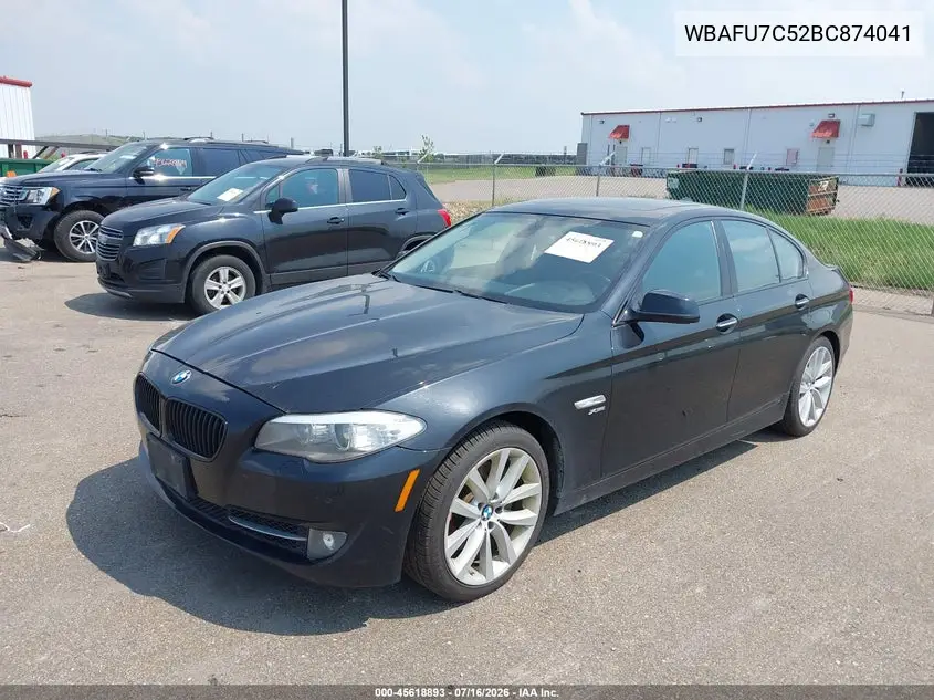 2011 BMW 535I xDrive VIN: WBAFU7C52BC874041 Lot: 45618893