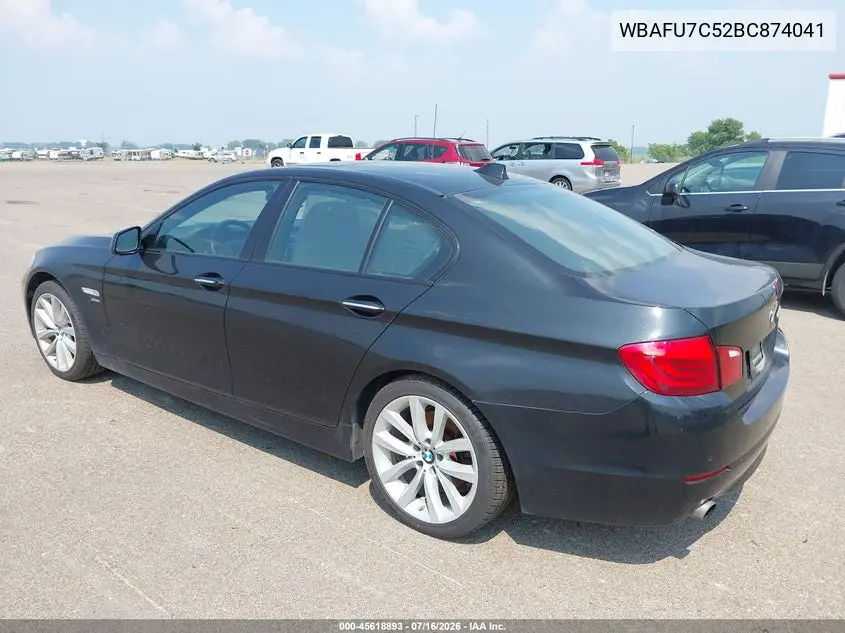 2011 BMW 535I xDrive VIN: WBAFU7C52BC874041 Lot: 45618893