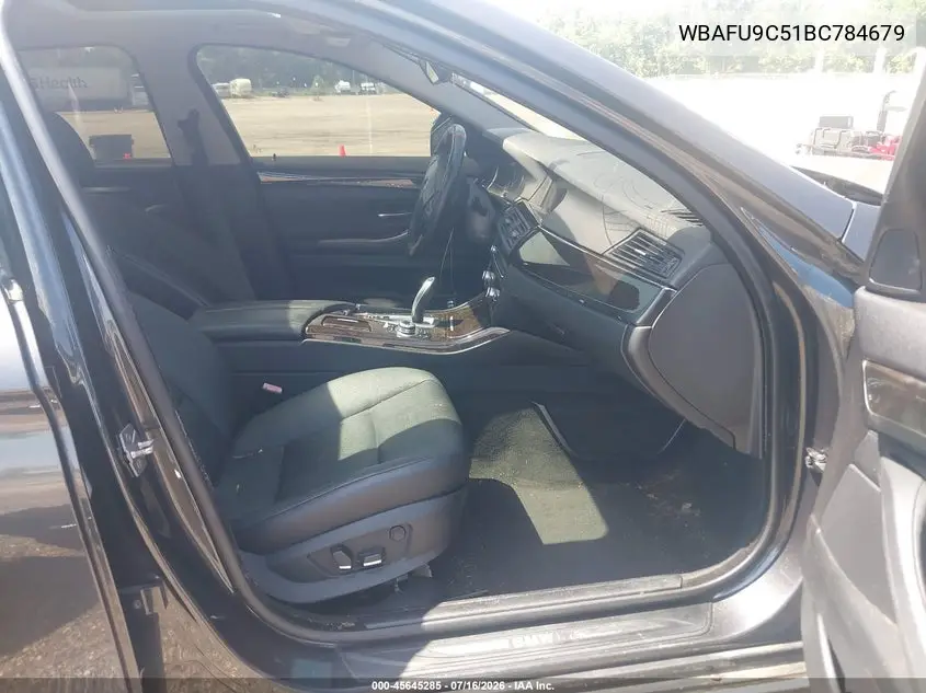 2011 BMW 550I xDrive VIN: WBAFU9C51BC784679 Lot: 45645285