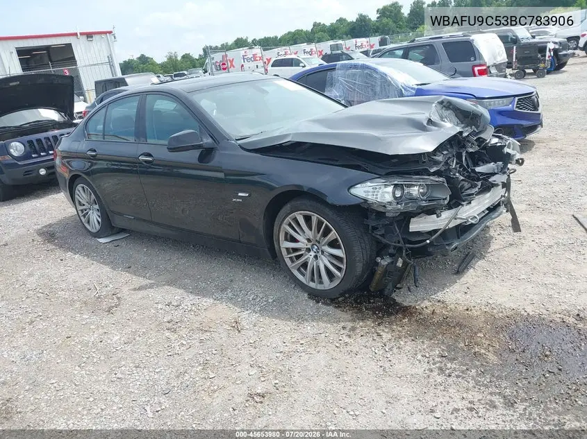 2011 BMW 550I xDrive VIN: WBAFU9C53BC783906 Lot: 45653980