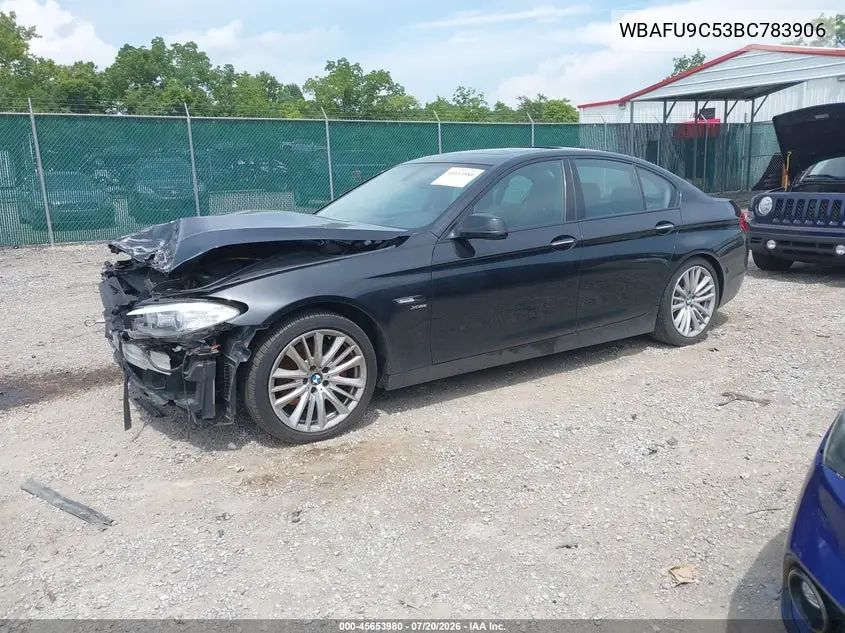 2011 BMW 550I xDrive VIN: WBAFU9C53BC783906 Lot: 45653980
