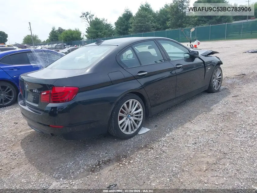 2011 BMW 550I xDrive VIN: WBAFU9C53BC783906 Lot: 45653980