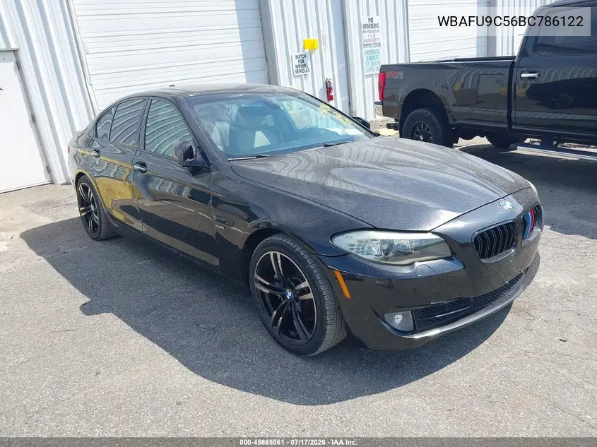 2011 BMW 550I xDrive VIN: WBAFU9C56BC786122 Lot: 45665561