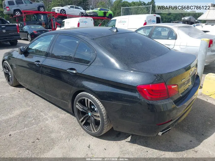 2011 BMW 550I xDrive VIN: WBAFU9C56BC786122 Lot: 45665561