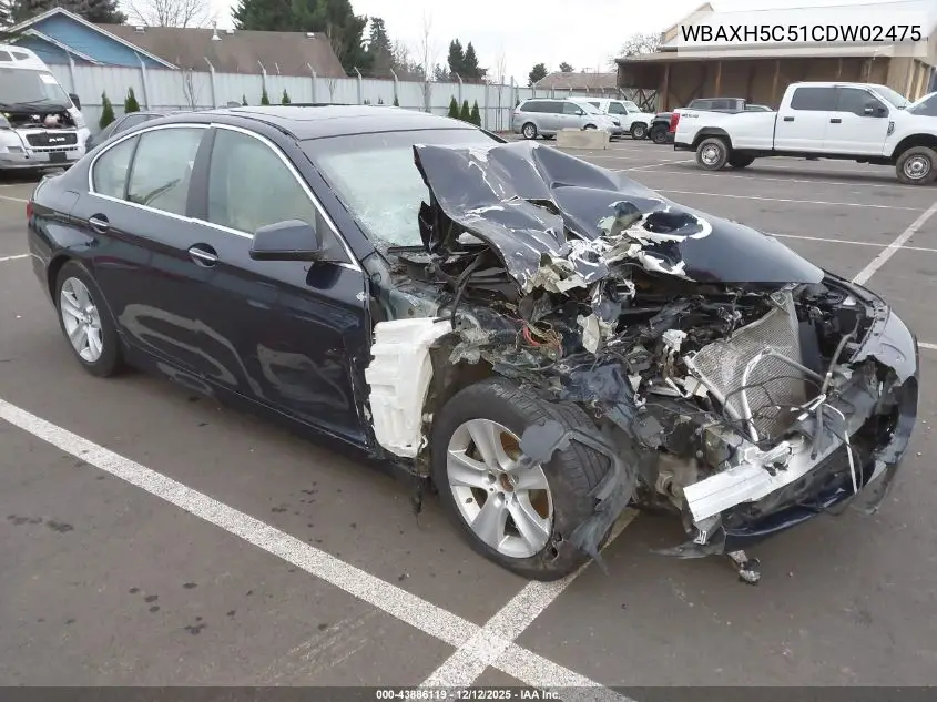 WBAXH5C51CDW02475 2012 BMW 528I xDrive