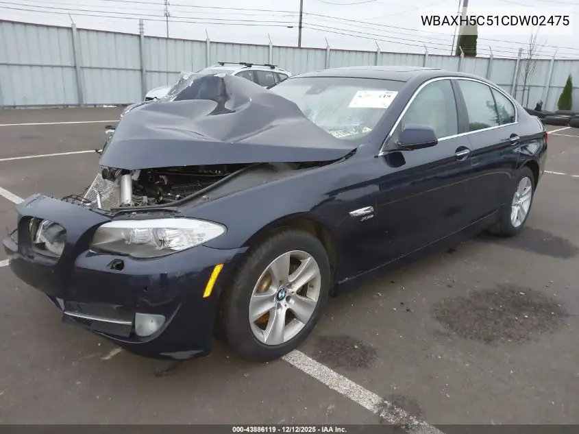 WBAXH5C51CDW02475 2012 BMW 528I xDrive