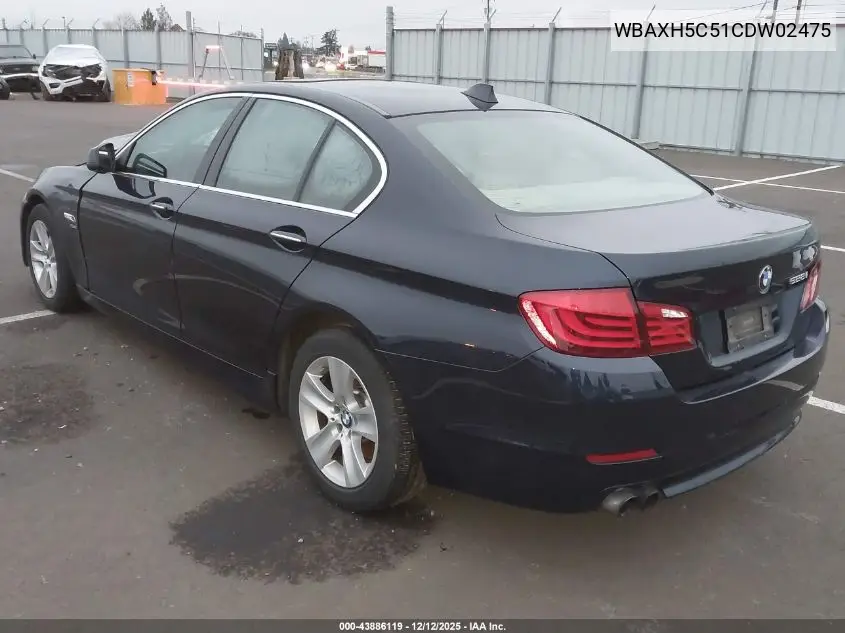 WBAXH5C51CDW02475 2012 BMW 528I xDrive