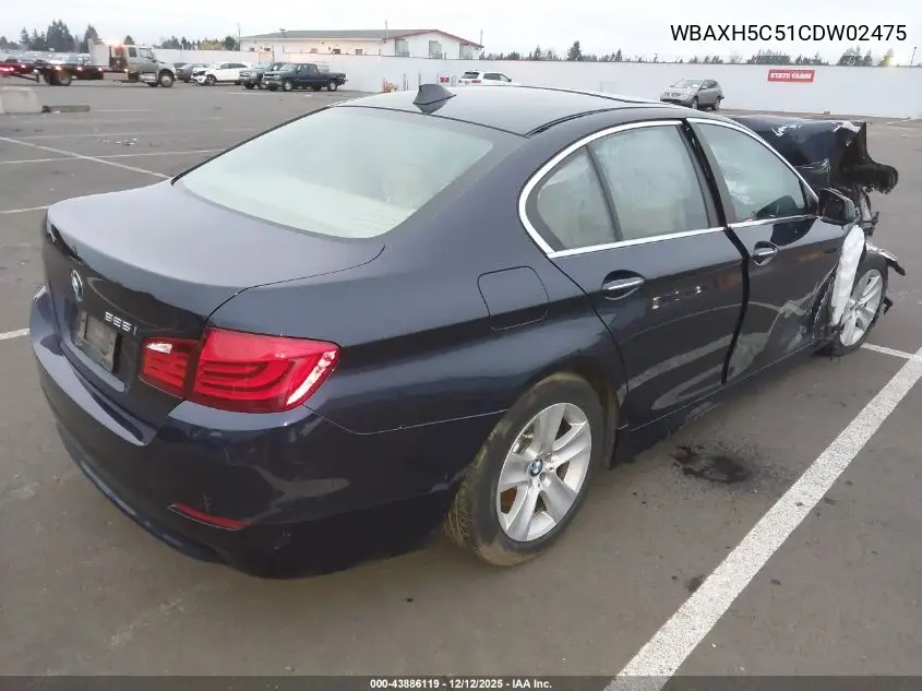 WBAXH5C51CDW02475 2012 BMW 528I xDrive