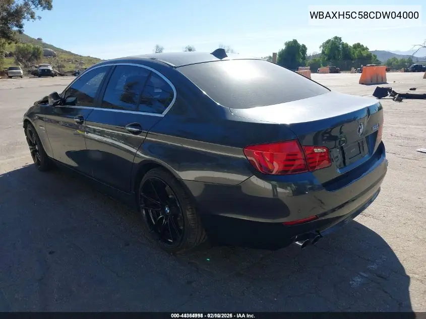 WBAXH5C58CDW04000 2012 BMW 528I xDrive