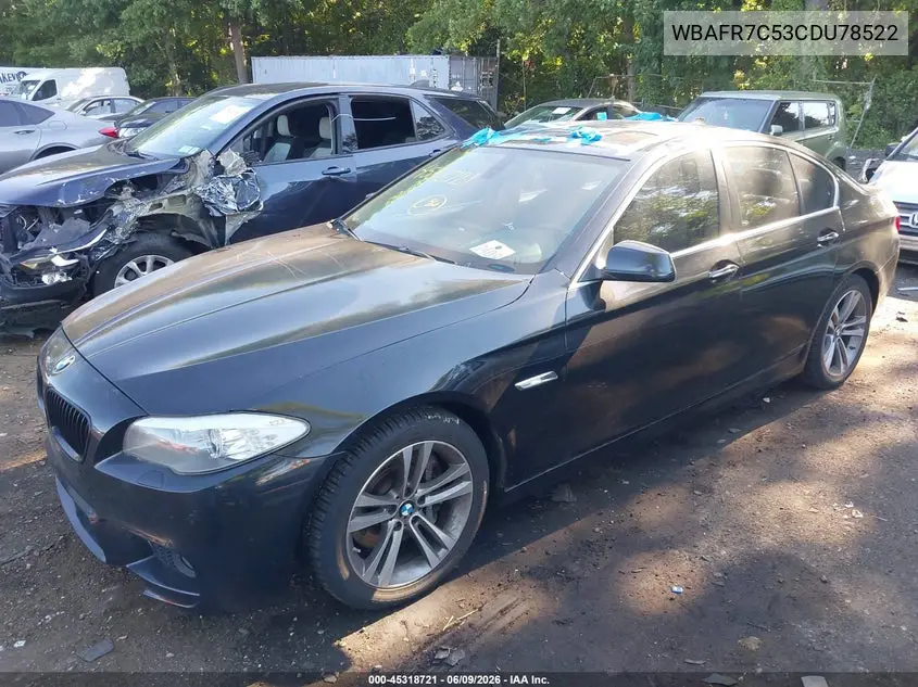 2012 BMW 535I VIN: WBAFR7C53CDU78522 Lot: 45318721