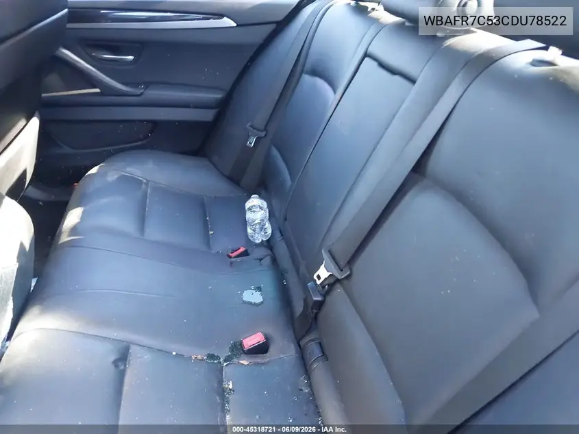 2012 BMW 535I VIN: WBAFR7C53CDU78522 Lot: 45318721