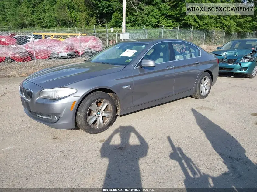 2012 BMW 528I xDrive VIN: WBAXH5C5XCDW08047 Lot: 45335744
