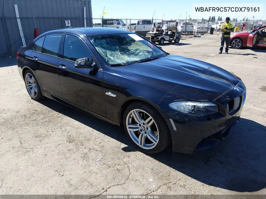 2012 BMW 550I VIN: WBAFR9C57CDX79161 Lot: 45555614