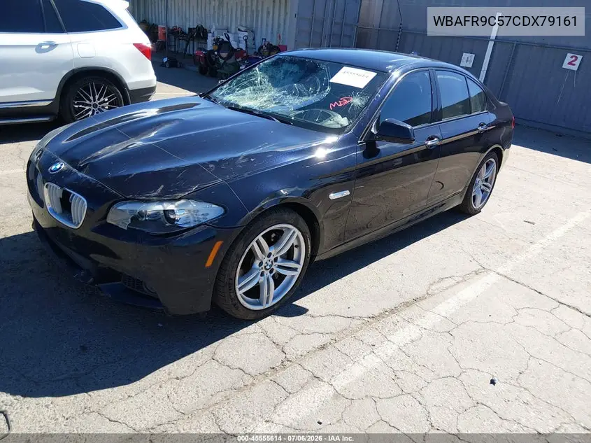 2012 BMW 550I VIN: WBAFR9C57CDX79161 Lot: 45555614