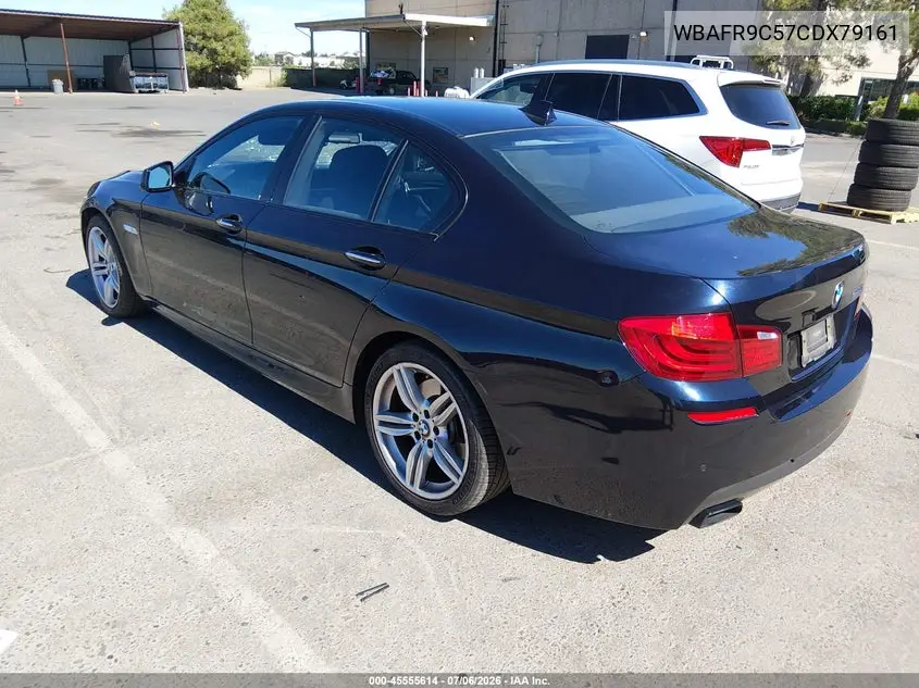 2012 BMW 550I VIN: WBAFR9C57CDX79161 Lot: 45555614
