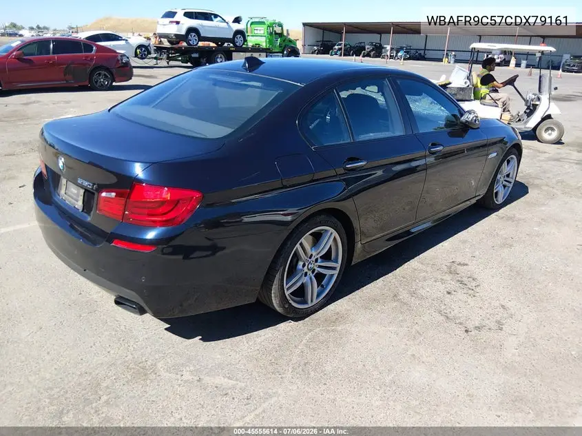 2012 BMW 550I VIN: WBAFR9C57CDX79161 Lot: 45555614