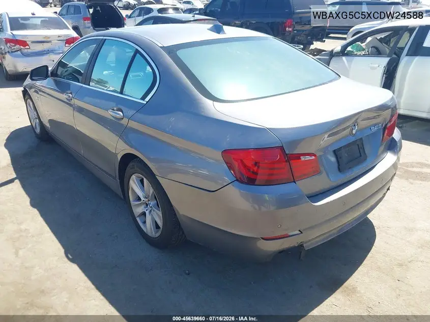 2012 BMW 528I VIN: WBAXG5C5XCDW24588 Lot: 45639660