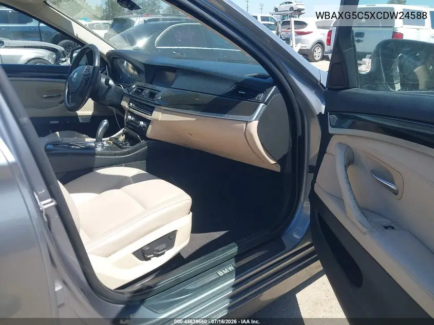 2012 BMW 528I VIN: WBAXG5C5XCDW24588 Lot: 45639660