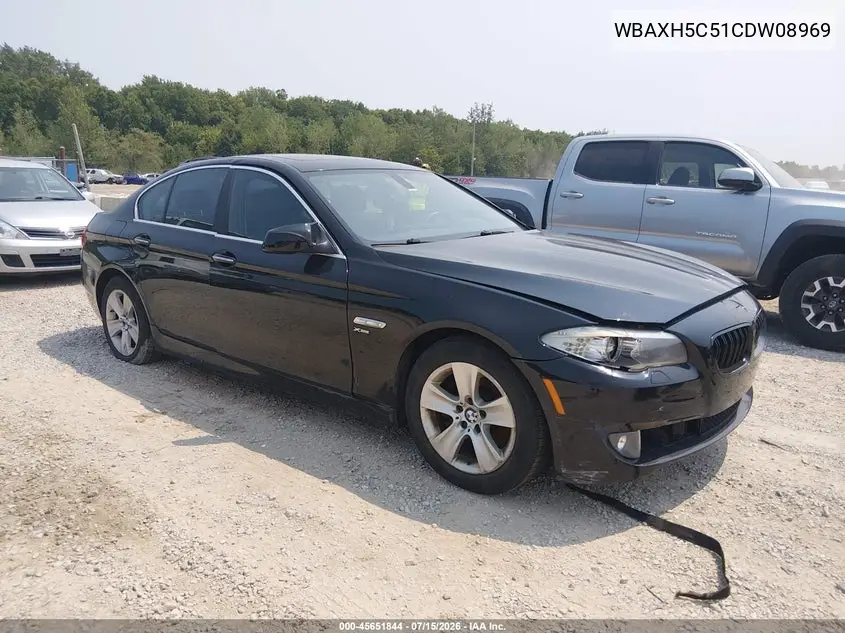 2012 BMW 528I xDrive VIN: WBAXH5C51CDW08969 Lot: 45651844