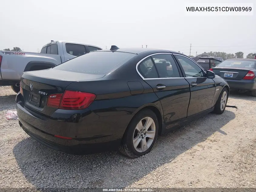 2012 BMW 528I xDrive VIN: WBAXH5C51CDW08969 Lot: 45651844