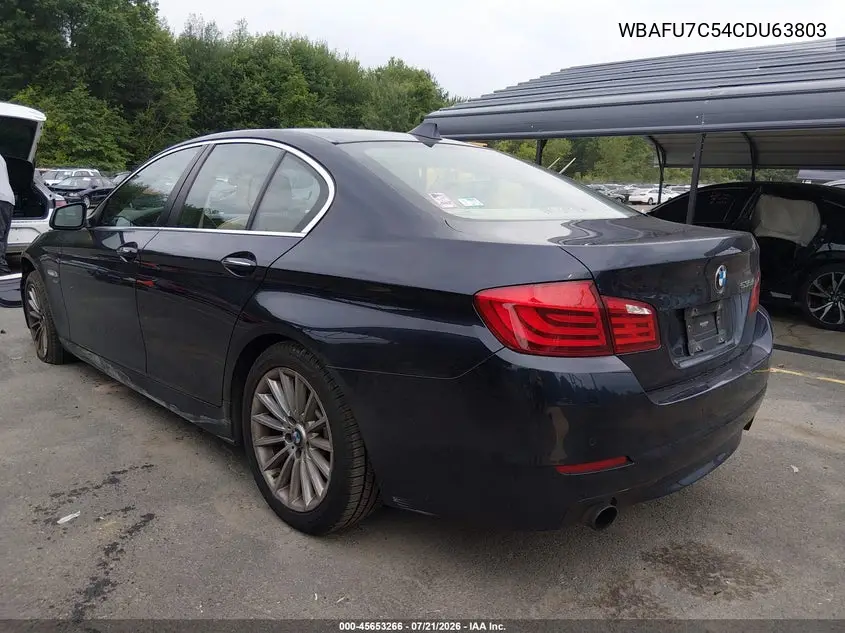 2012 BMW 535I xDrive VIN: WBAFU7C54CDU63803 Lot: 45653266