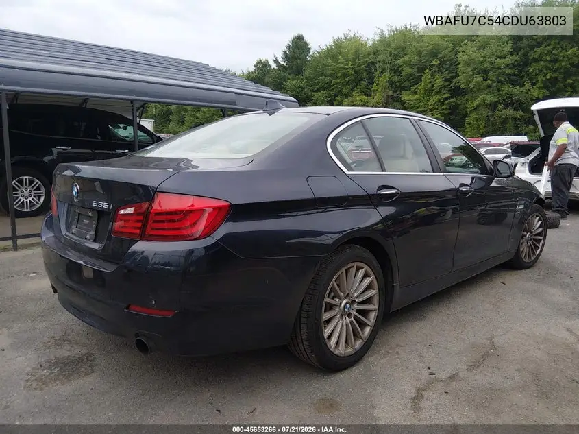 2012 BMW 535I xDrive VIN: WBAFU7C54CDU63803 Lot: 45653266