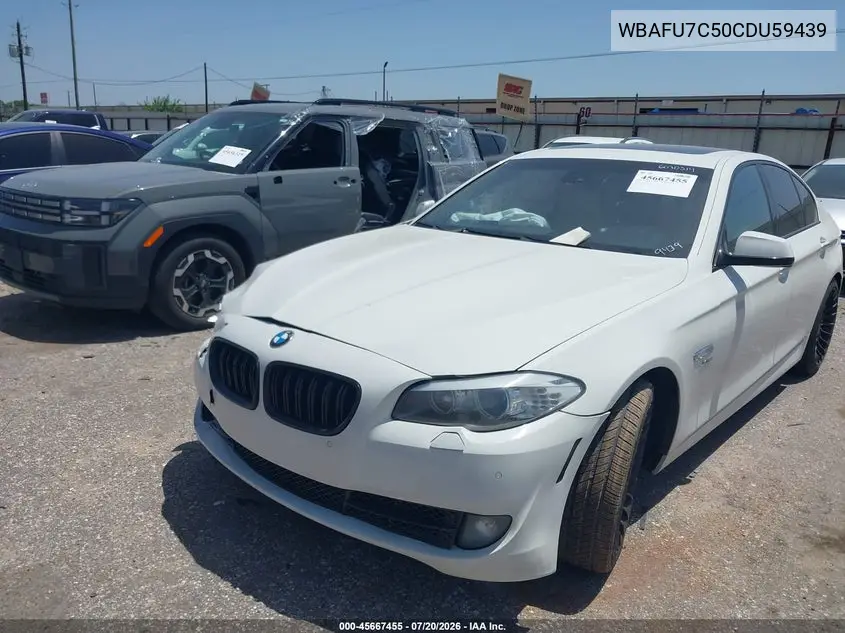 2012 BMW 535I xDrive VIN: WBAFU7C50CDU59439 Lot: 45667455