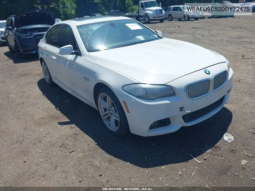 2013 BMW 550I xDrive VIN: WBAFU9C52DDY72475 Lot: 45341098
