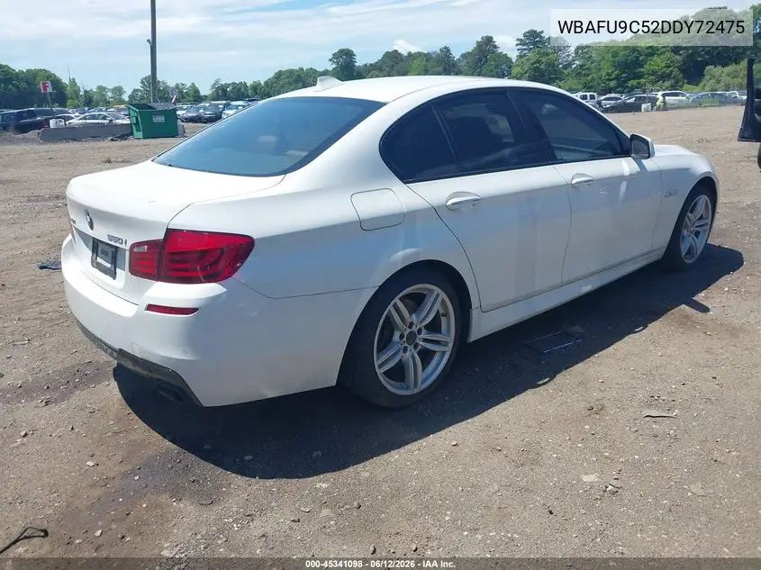 2013 BMW 550I xDrive VIN: WBAFU9C52DDY72475 Lot: 45341098