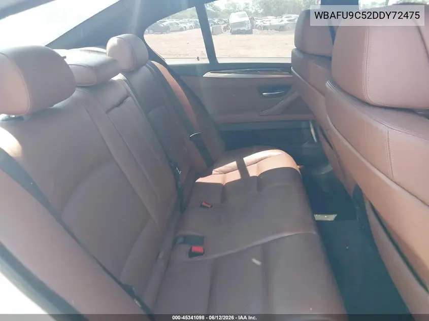 2013 BMW 550I xDrive VIN: WBAFU9C52DDY72475 Lot: 45341098