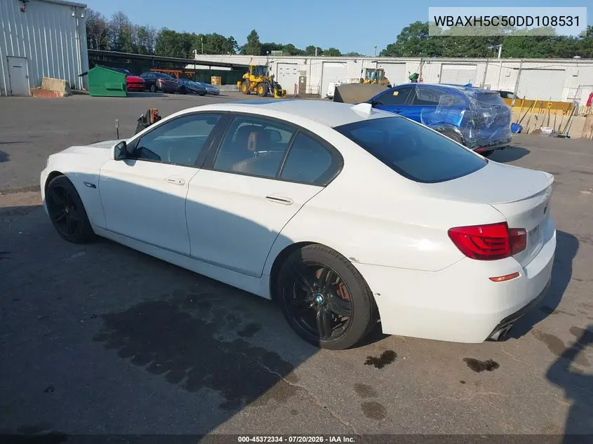 2013 BMW 528I xDrive VIN: WBAXH5C50DD108531 Lot: 45372334