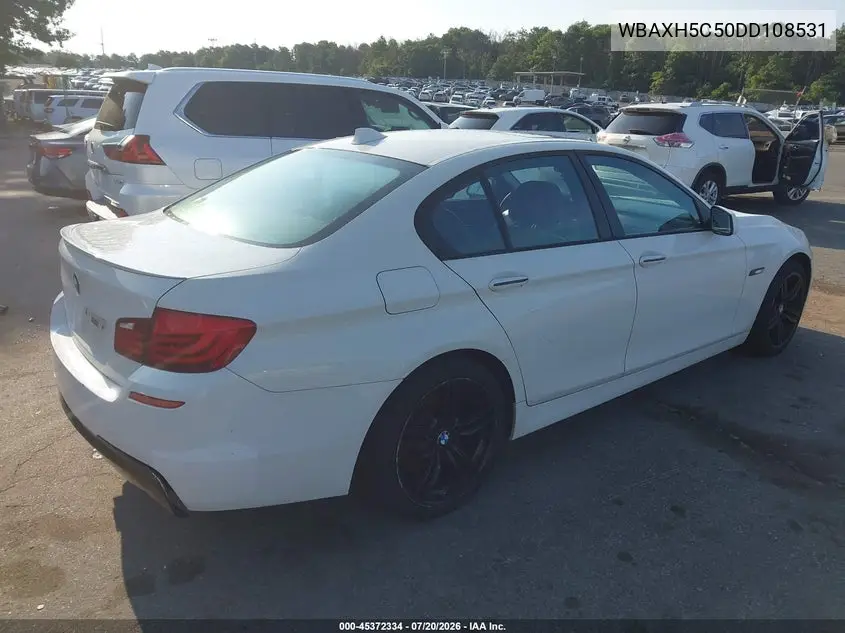 2013 BMW 528I xDrive VIN: WBAXH5C50DD108531 Lot: 45372334